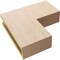 Ekena Millwork 4"W x 16"D x 16"H Thin Chapel Hill Rough Cedar Woodgrain TimberThane Corbel, Primed Tan CORUR04X16X16CHPRCPR - alternate 2